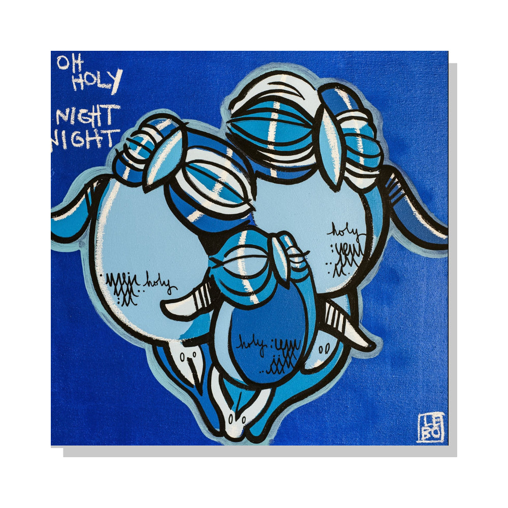 Oh Holy Night Night, Holy Holy Holy - Mineral Print